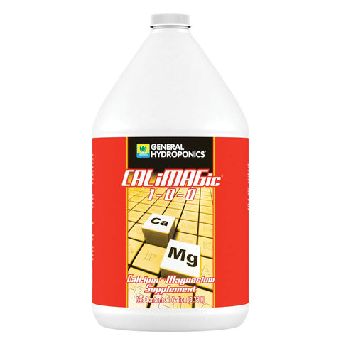 General Hydroponics CALiMAGic bottle ready for nutrient supplementation.