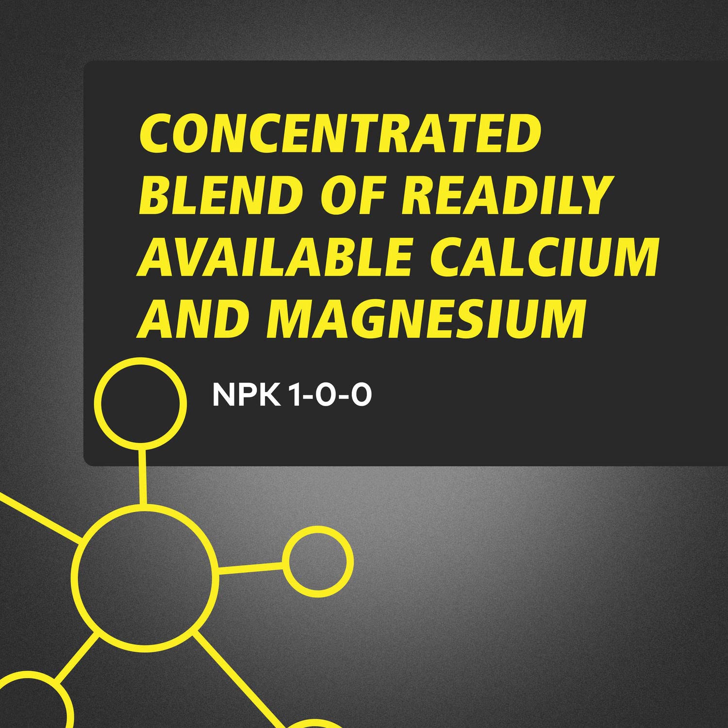 CALiMAGic label close-up highlighting calcium and magnesium content.