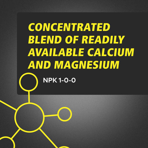 CALiMAGic label close-up highlighting calcium and magnesium content.