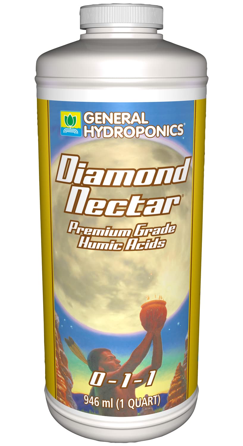 General Hydroponics Diamond Nectar bottle pour for easy nutrient delivery in soil and hydroponics