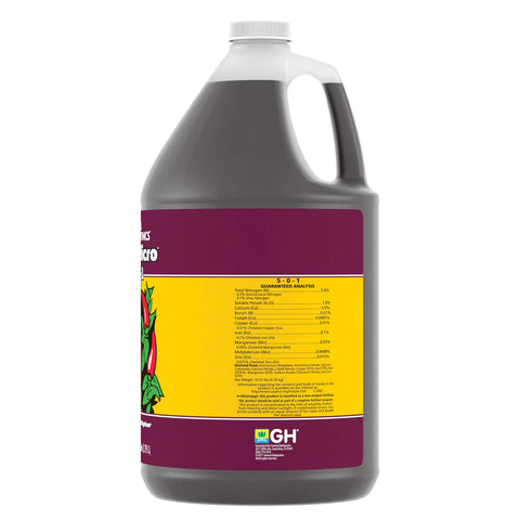 General Hydroponics Flora Micro compatibility chart shows blend options for different media.