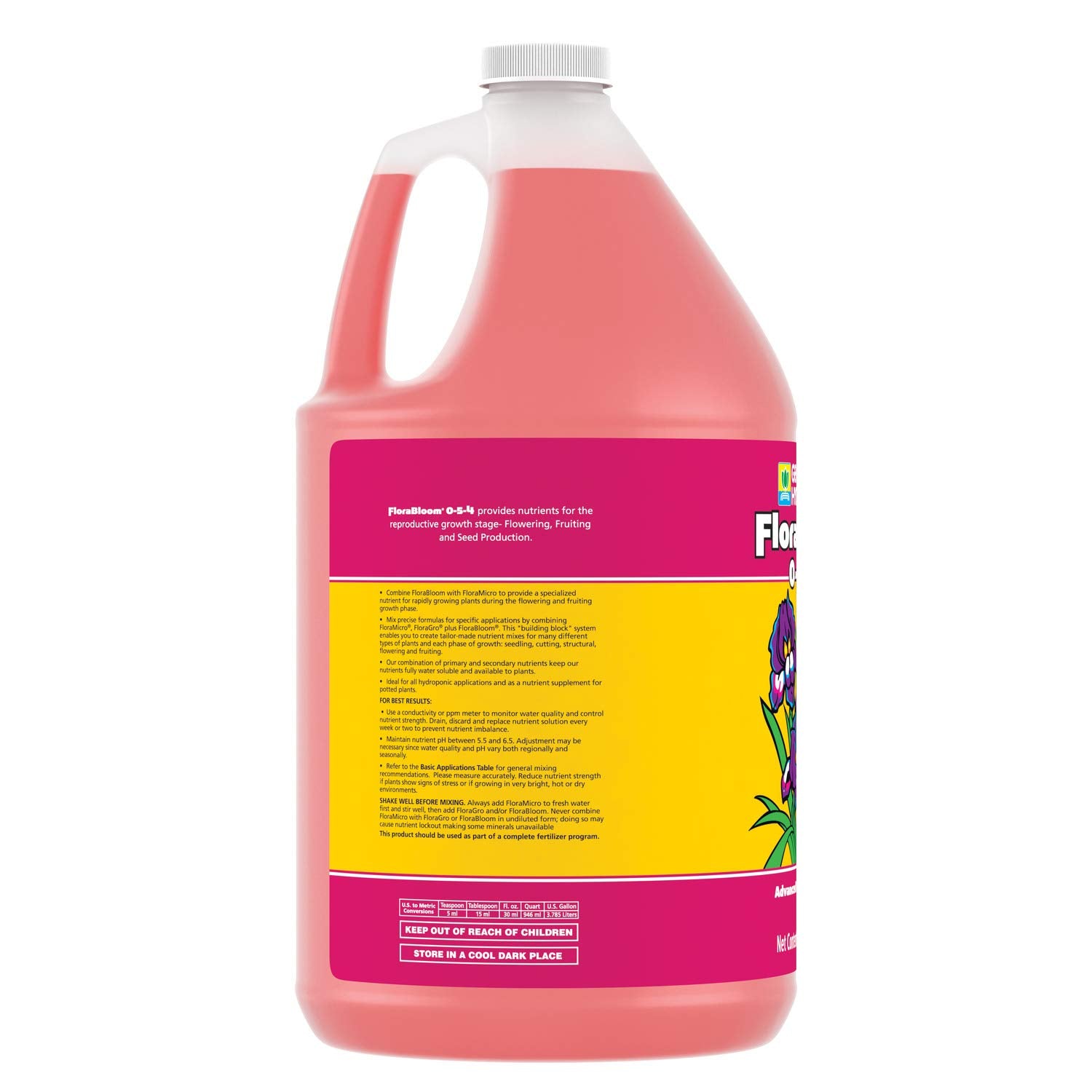 General Hydroponics FloraBloom in-use plant with flourishing flowers demonstrates bloom support