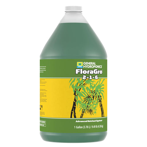 General Hydroponics FloraGro pour cap enabling precise nutrient mixing.