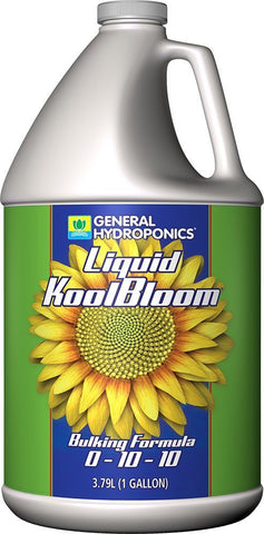 General Hydroponics Liquid KoolBloom bottle enhancing blooms and fruiting.