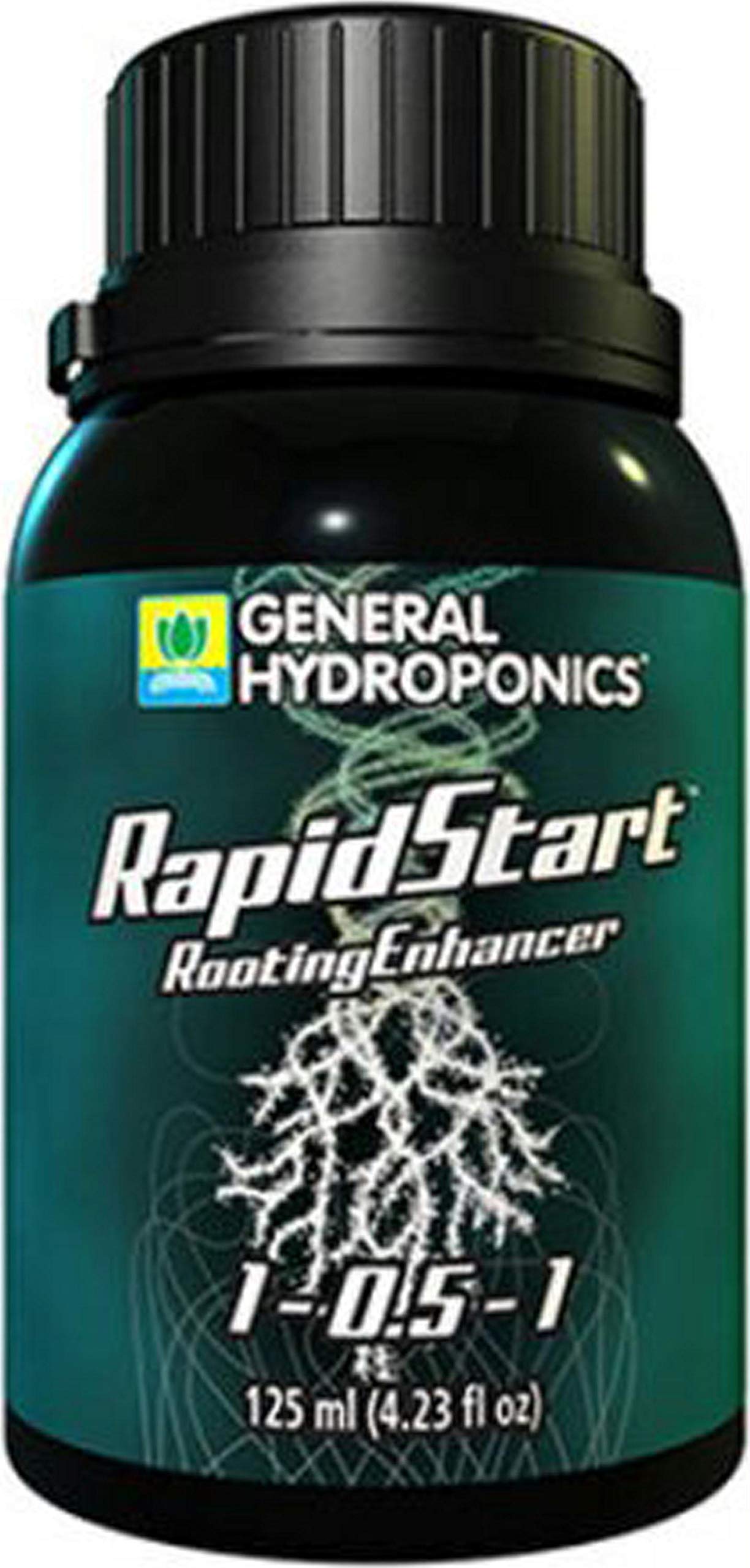 General Hydroponics RapidStart rooting enhancer 125 supports healthy root development for cuttings.