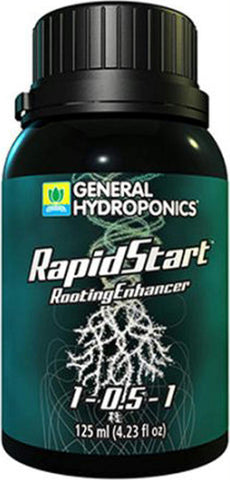 General Hydroponics RapidStart rooting enhancer 125 supports healthy root development for cuttings.
