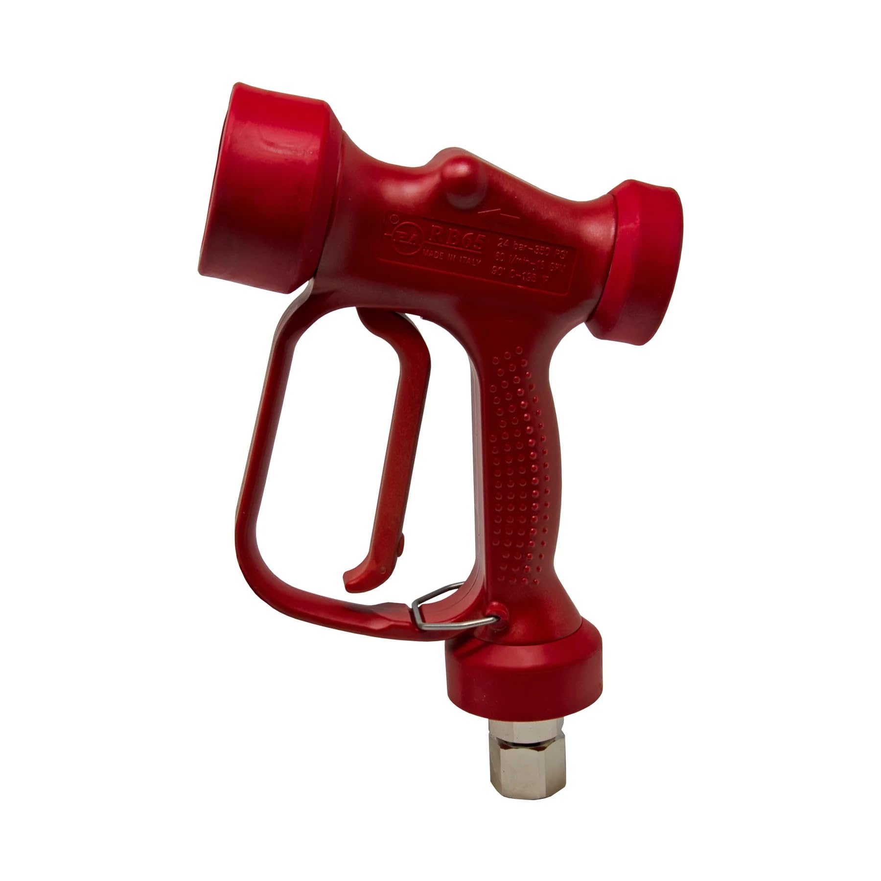 General Pump YG1635SR red high-flow rear-entry spray gun for powerful wash downs.