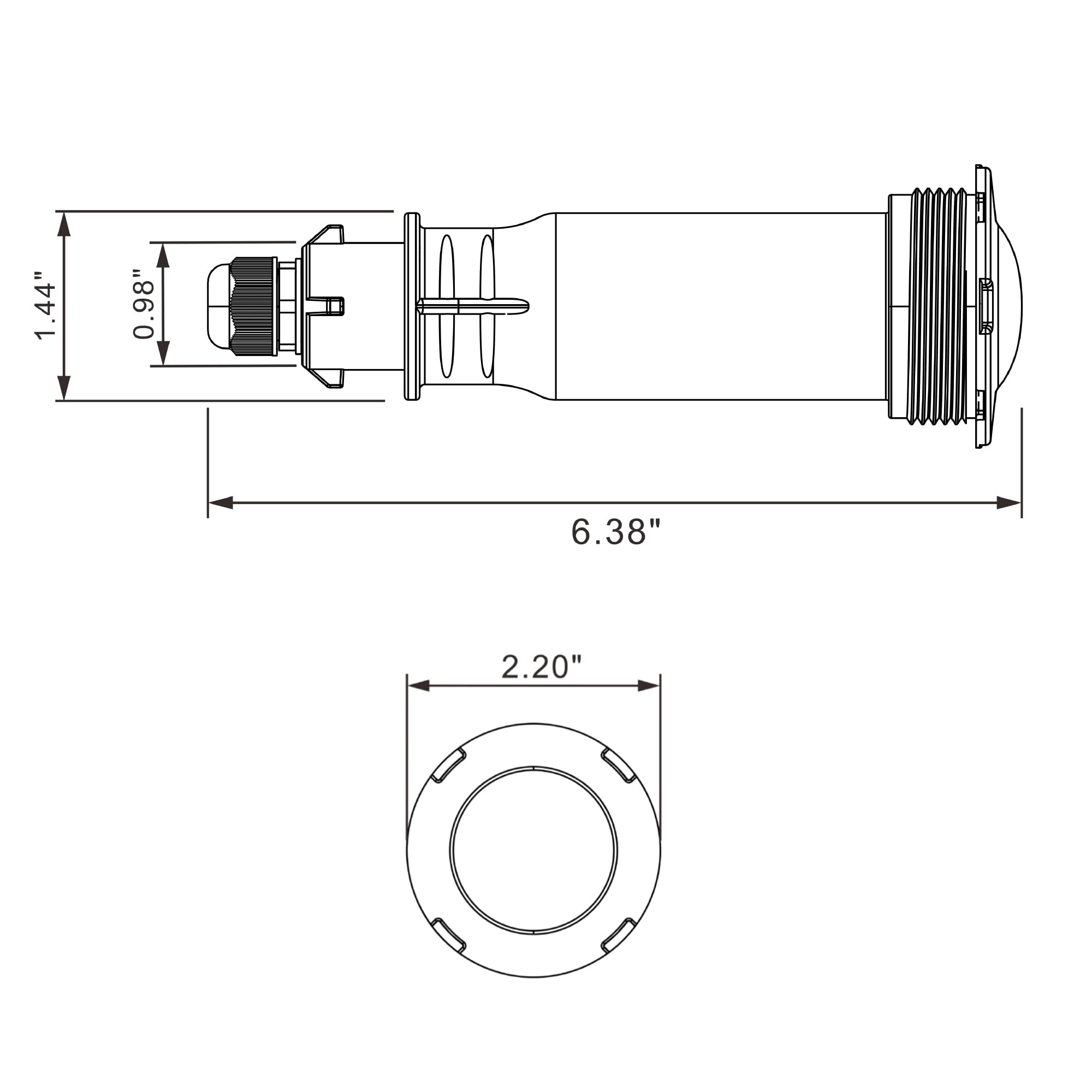 Generalman 50 ft waterproof cord supports flexible installation