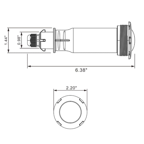 Generalman 50 ft waterproof cord supports flexible installation