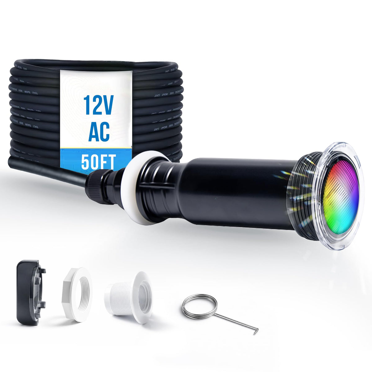 Generalman pool lights 1.5-inch LED with IP68 sealing for durable inground illumination