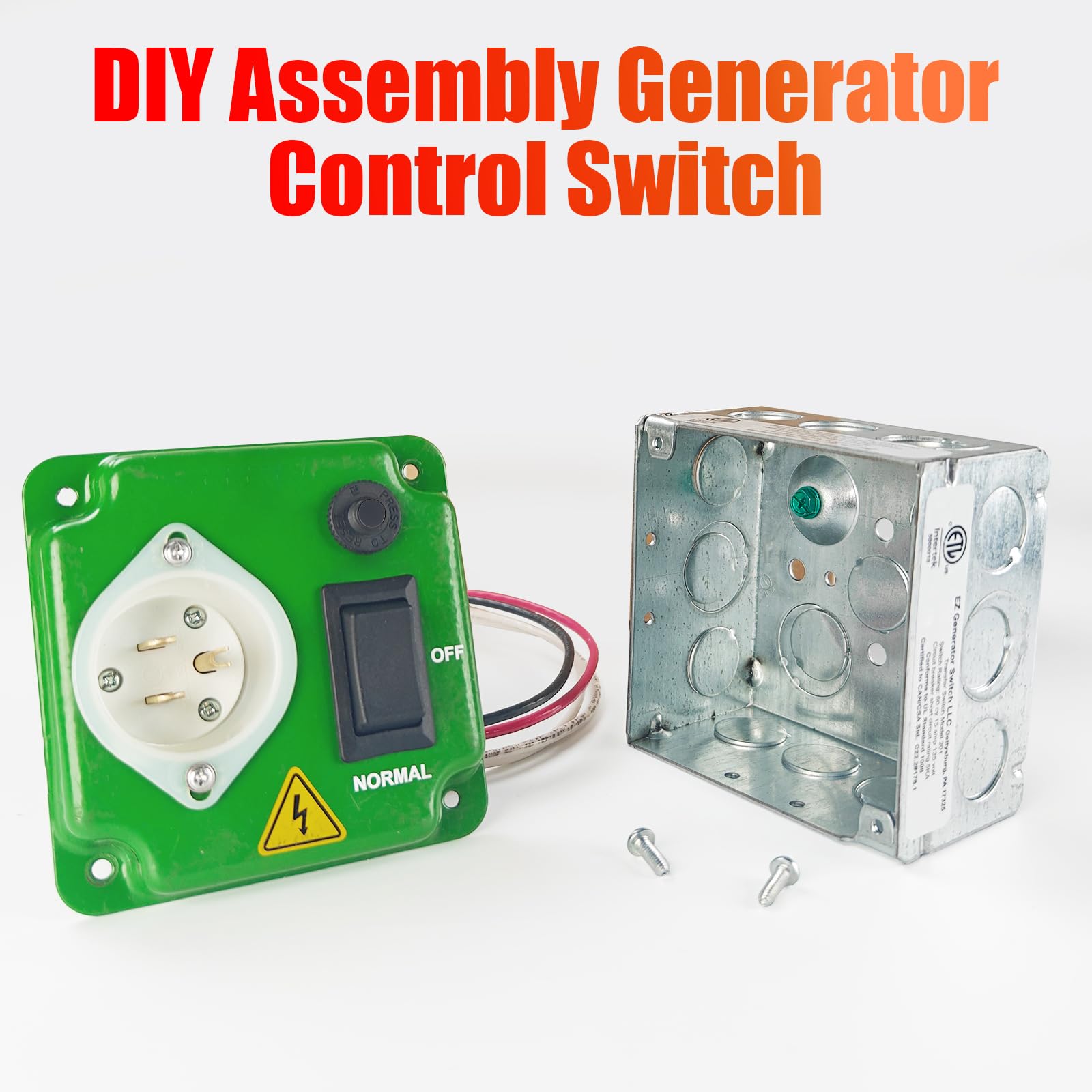 Generator transfer switch with easy installation and prewired design.