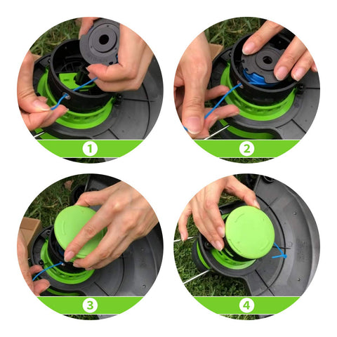 Generep anti-tangle design promotes smooth operation during trimming.