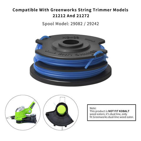 Generep trimmer line shows 27 ft length for longer reach