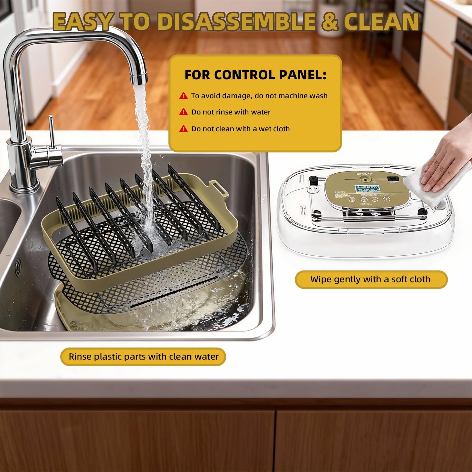 Generic egg incubator with removable trays for easy cleaning.