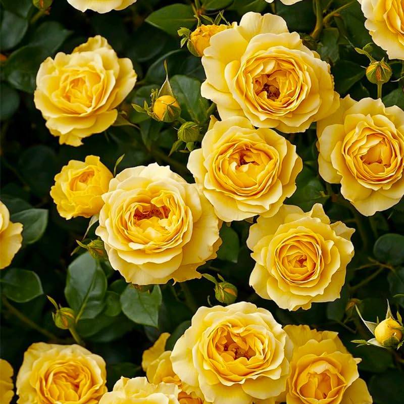 Generic 250+ Mix Climbing Rose Seeds seedlings climbing a wall.