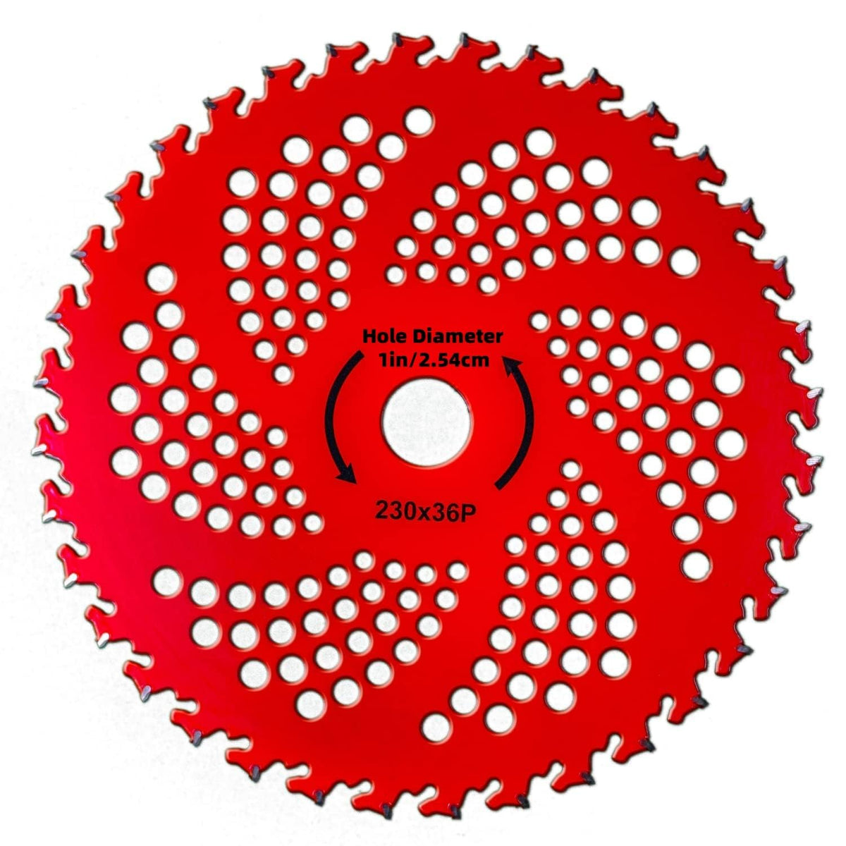 Generic 2-pack 9-inch carbide brush cutter blades ready for quick yard maintenance