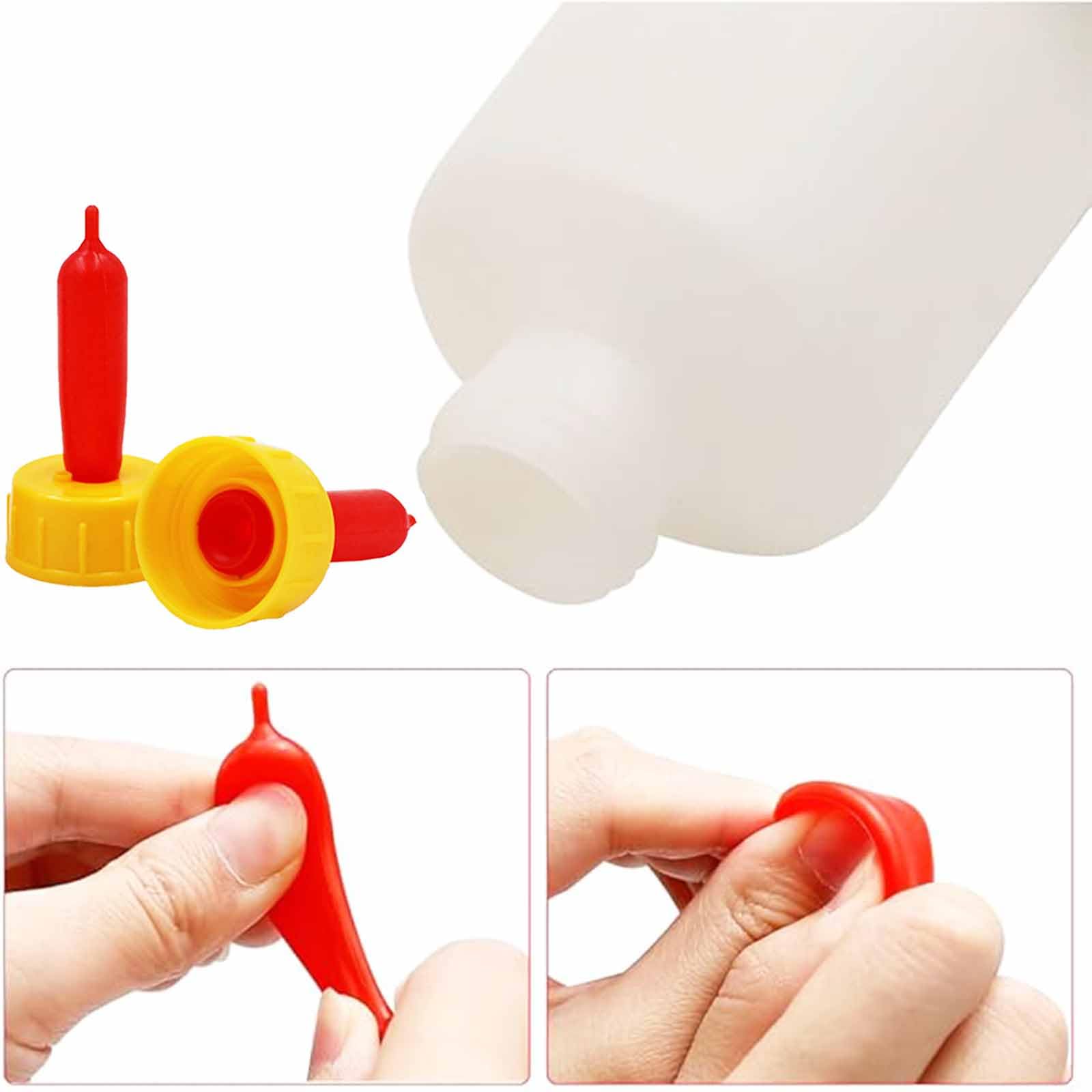 Generic 400 ml bottle with measurement scales for accurate portioning.