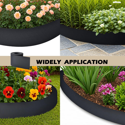 The 7.5-inch height helps retain mulch and define borders clearly.