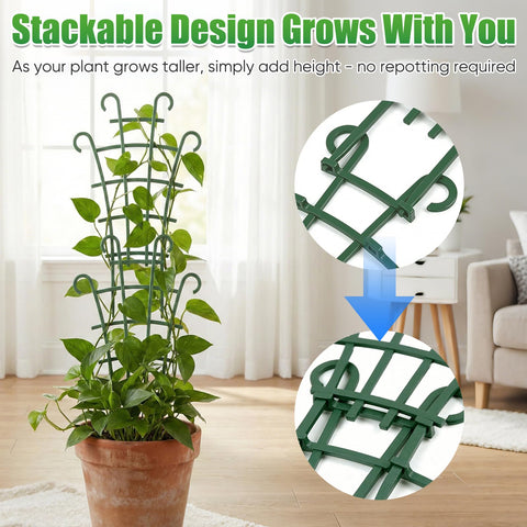 Generic 6Pcs Indoor Small Trellis outdoor-use example demonstrates versatile placement for containers.