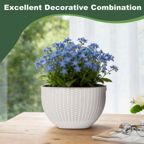 Generic 8.2-inch planter basket on table, ideal for everyday indoor gardening.