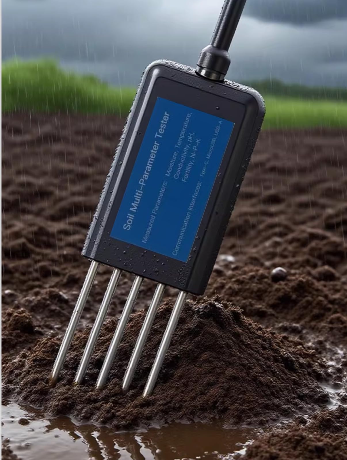 Generic 8-in-1 tester with no batteries, convenient field testing.