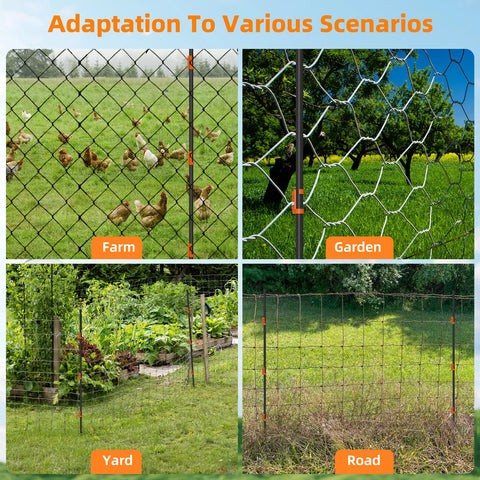 Generic adjustable clamps for fence post height customization