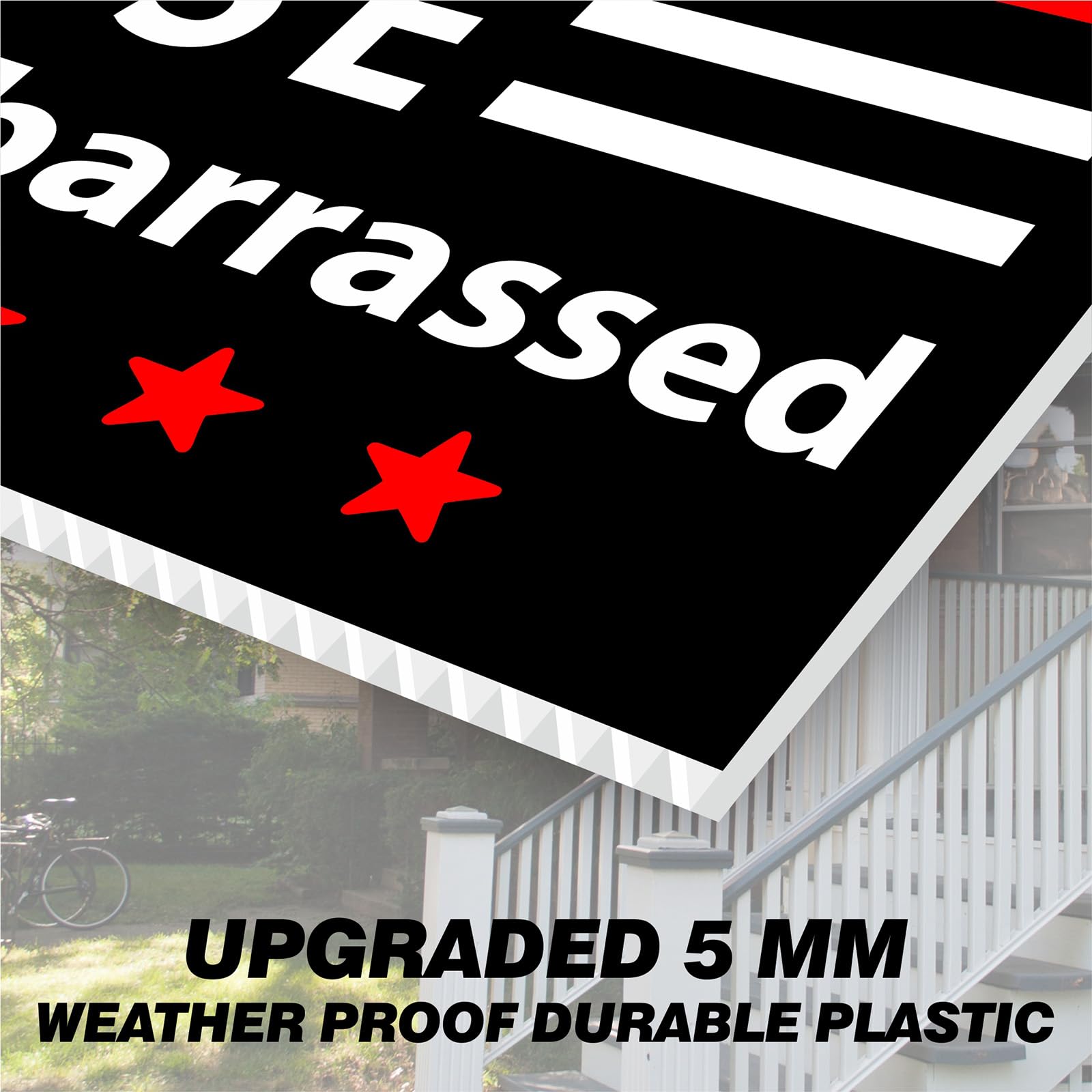 Generic Are We Great Yet yard sign ready for street, yard, or event display.