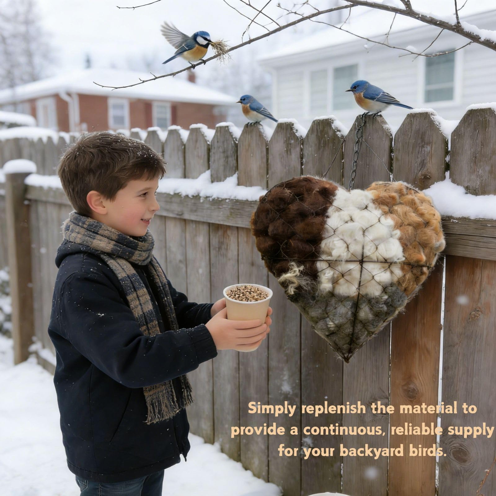 Generic Bird Nests Material Holder keeps nest materials tidy and accessible.