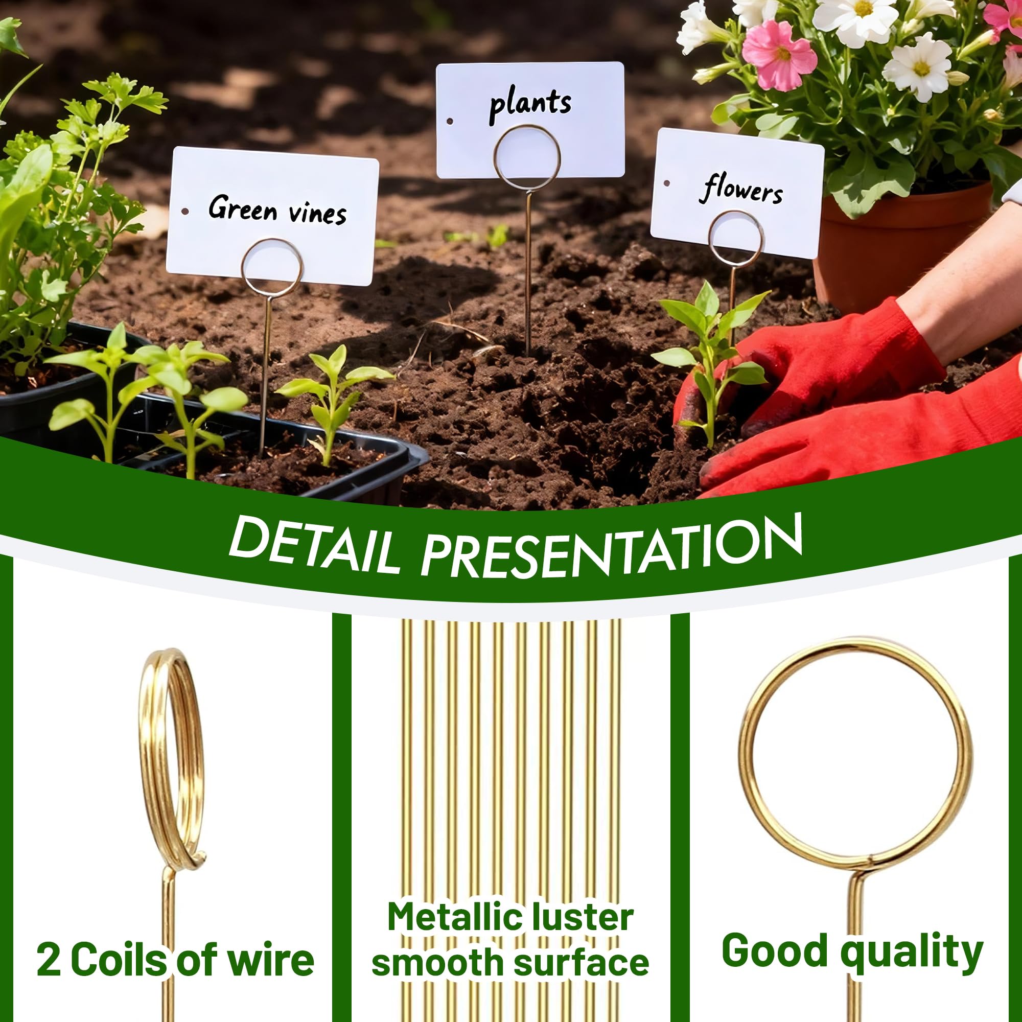 Generic black marker pen for clear plant labeling
