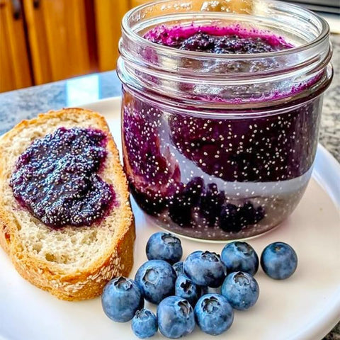 Generic blueberries ripe for harvest provide sweet, juicy fruit.