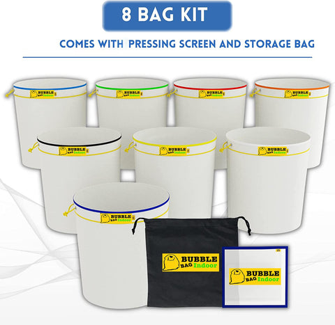 Generic bubble washing bags used for gentle particle separation.