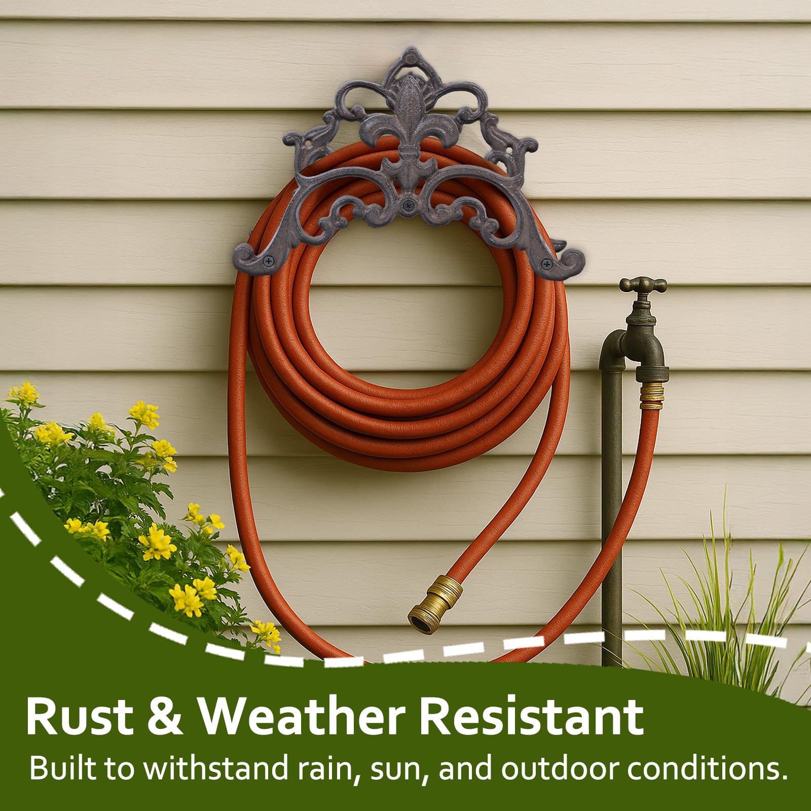Generic classic finish adds decorative touch to garden spaces.