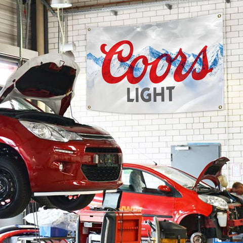 HD printed flag with vivid colors enhances bar and man cave walls.