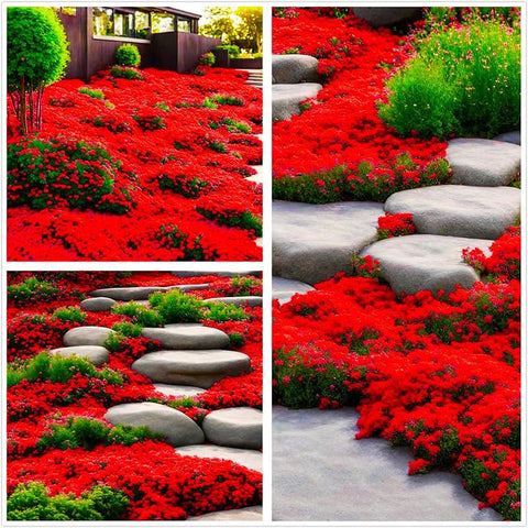 Generic creeping thyme seeds sowing guide for easy planting and even spread.