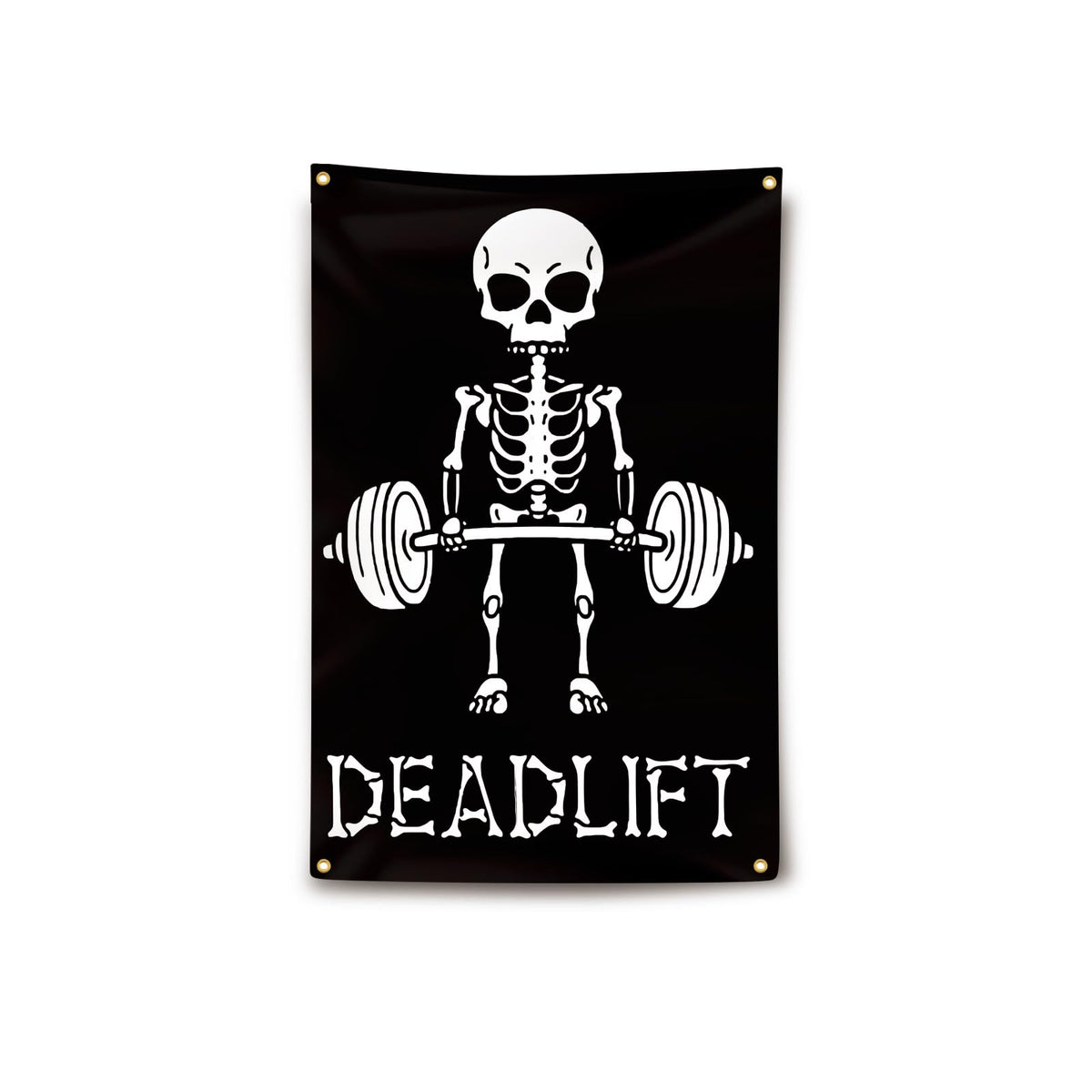 Generic Deadlift flag banner 2x3ft for wall-ready motivation.