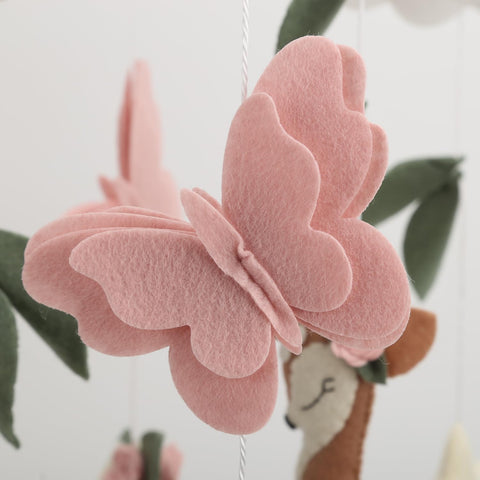 Generic Deer Hanging Mobile showcases cotton craft and handmade quality.