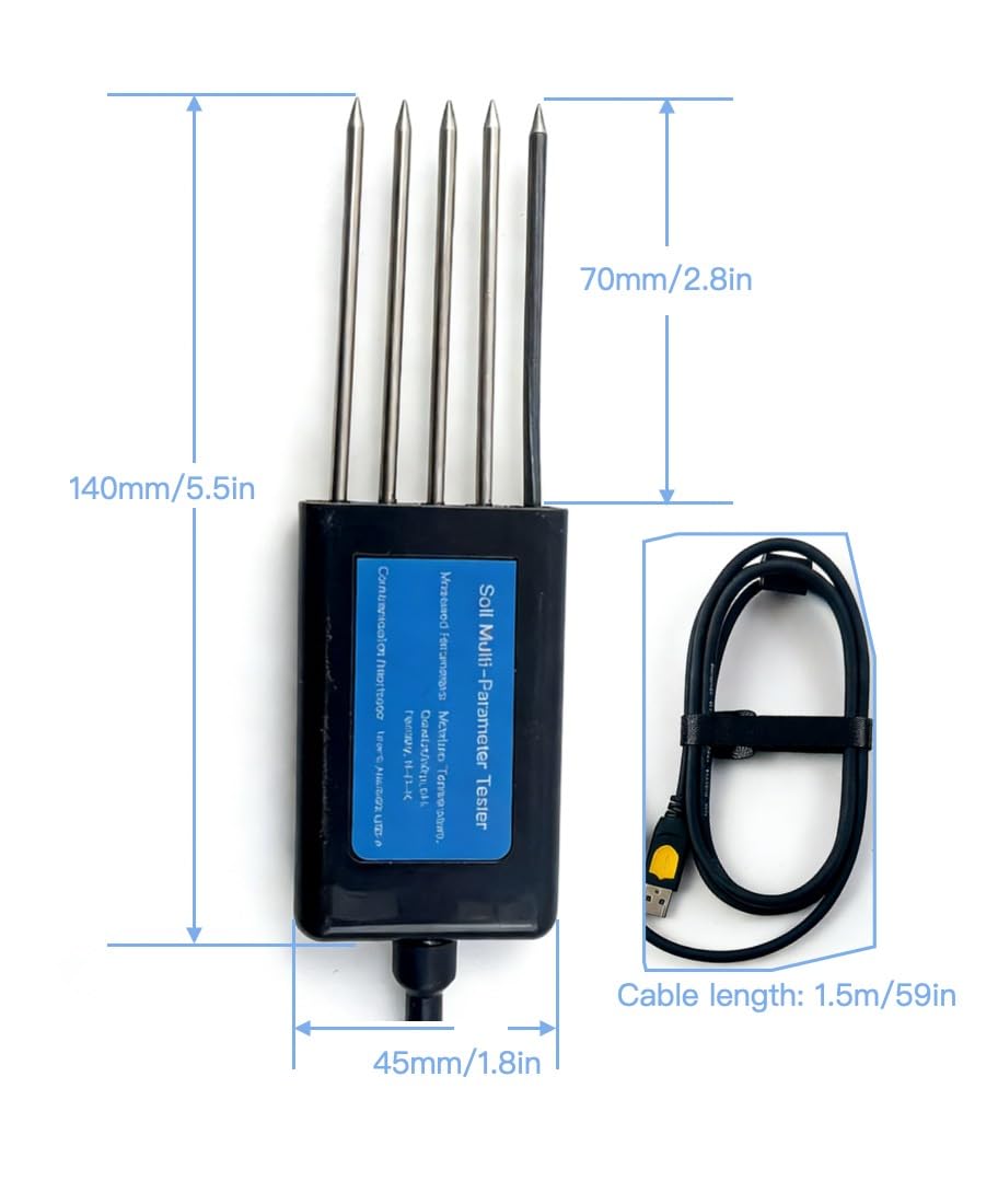 Generic digital soil fertility test detects key nutrients for informed gardening.
