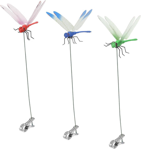 Generic Dragonfly Clip outdoor decoration for patios and borders.