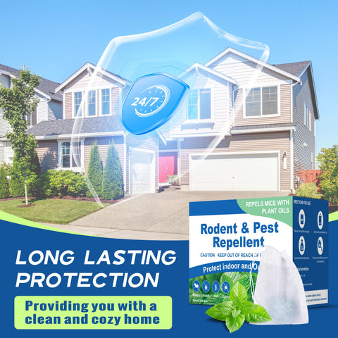 Eco-friendly, natural deterrent made from peppermint oil and plant-based ingredients.