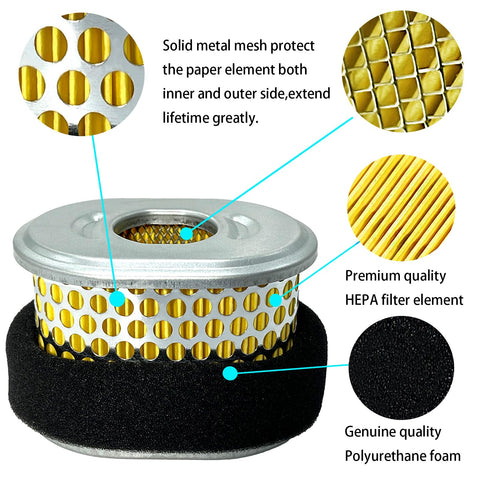 Generic EquipAid air-filter compatible with Honda GX and similar engines