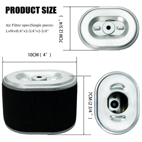 Generic EquipAid two-pack air-filter for easy maintenance and readiness
