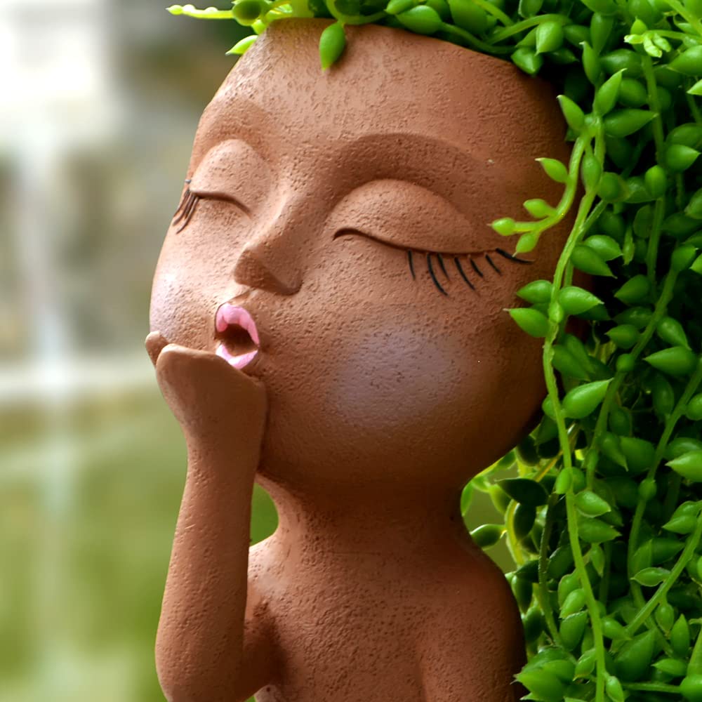 Generic Face Planter side view highlights playful design for balconies and patios.