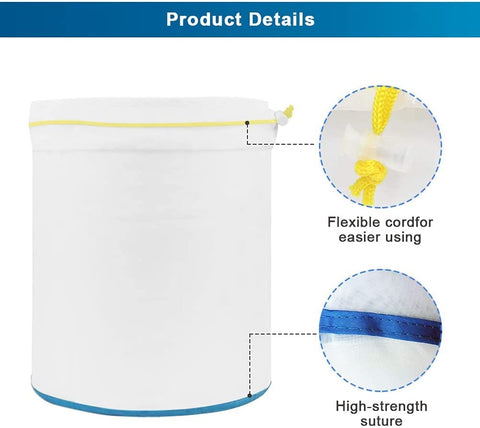 Generic micron-range bags (25-220) enable customizable filtration.