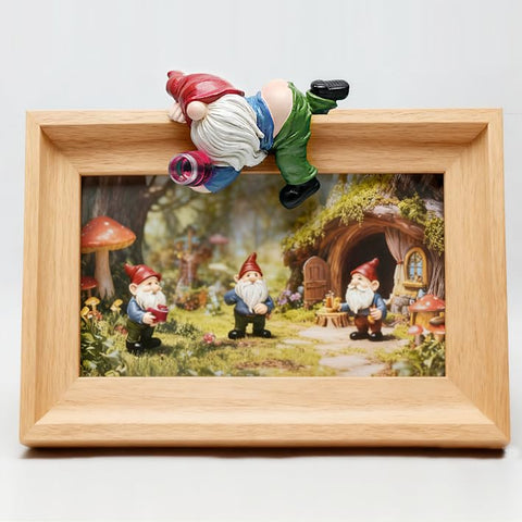 Generic garden gnome hanging planter ornament suits patios and balconies