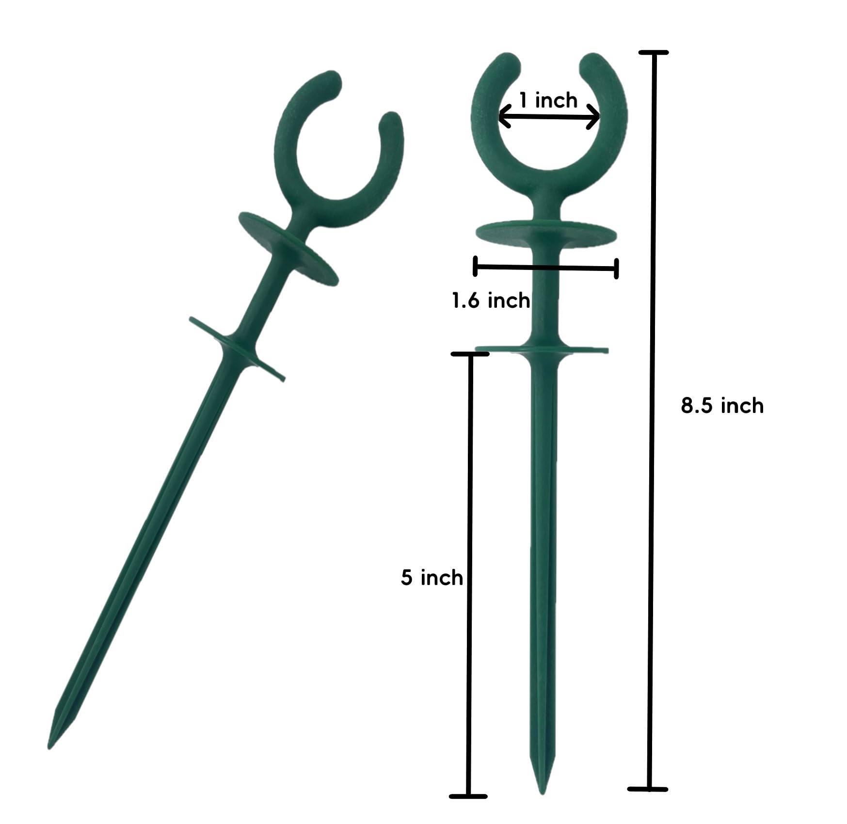 Generic garden hose guide holder nails easy-install for quick setup.
