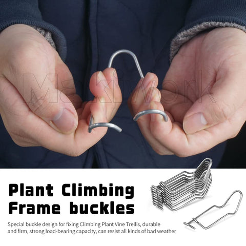 Generic garden stake joints pack offers versatile, reusable garden connectors