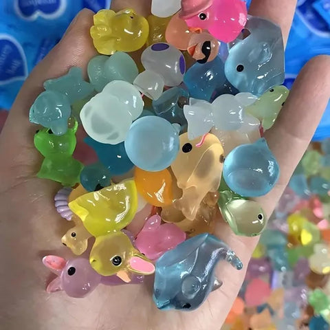 Generic Glow Mini Animals farm-ocean figure 6 perfect for playful nighttime decorating.
