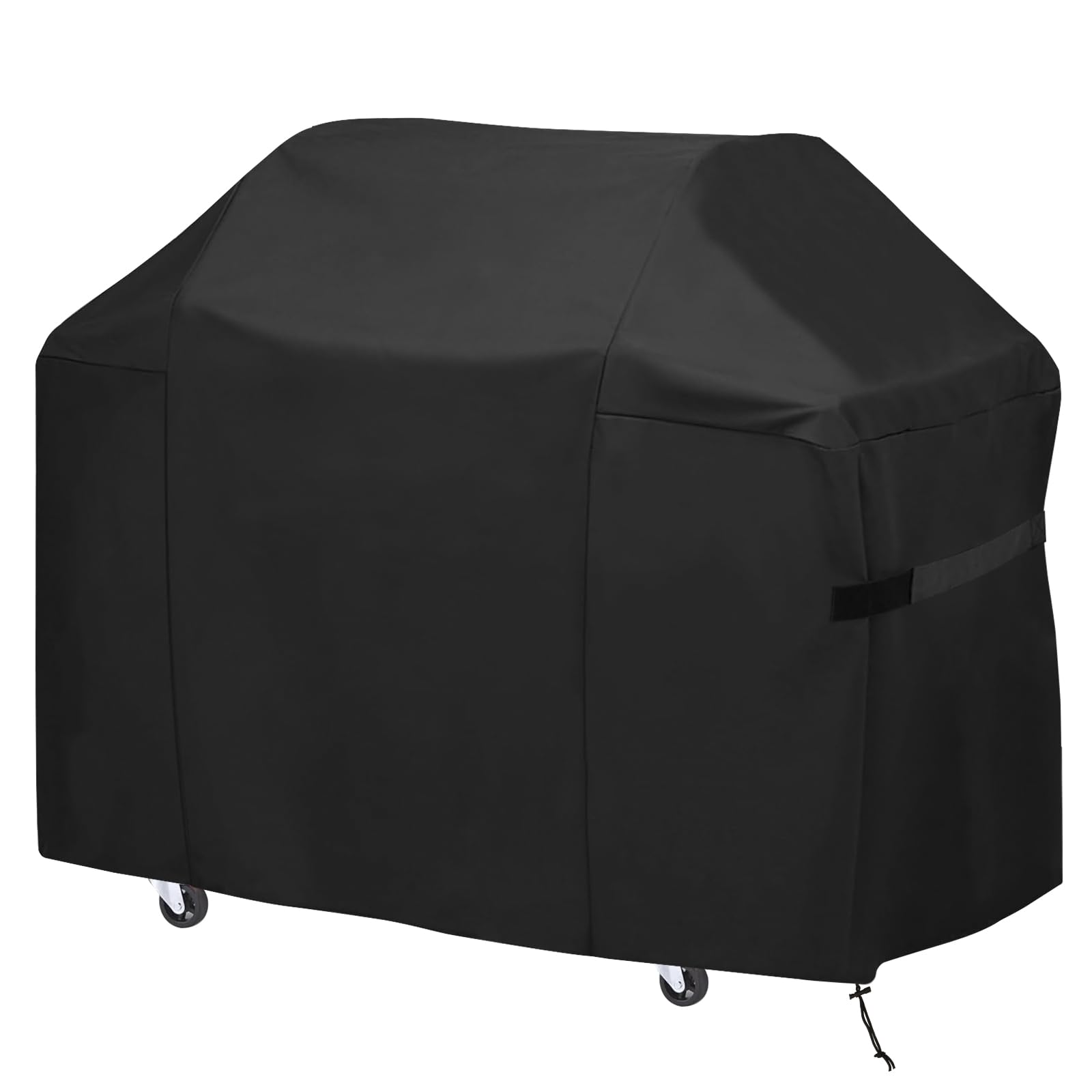 Generic 70-inch grill cover, front view, offering a snug fit for Weber Genesis 400 series.