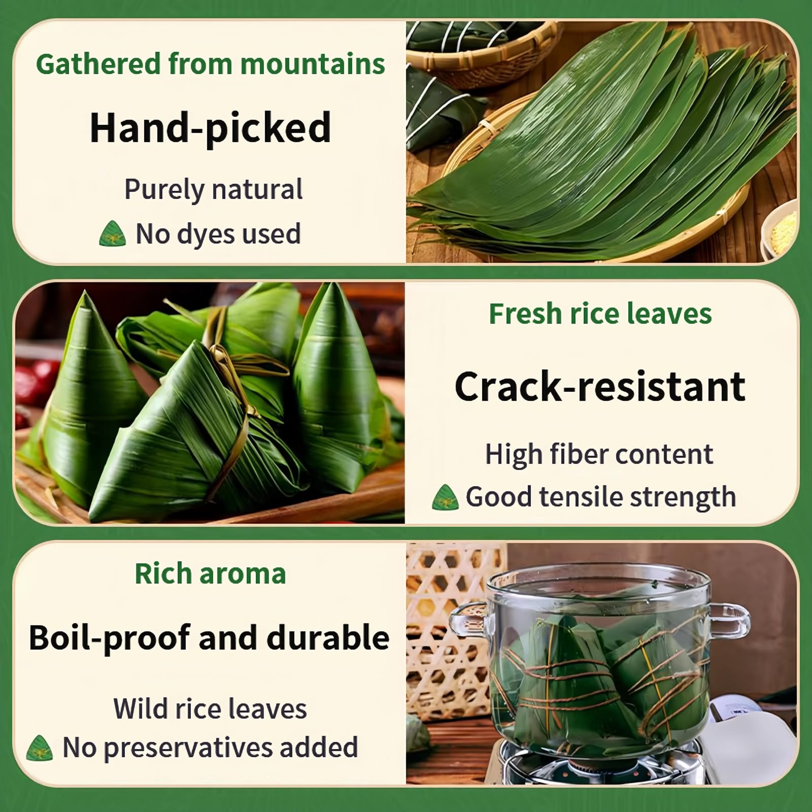 Generic leaves ideal for grill wraps and rustic cooking.