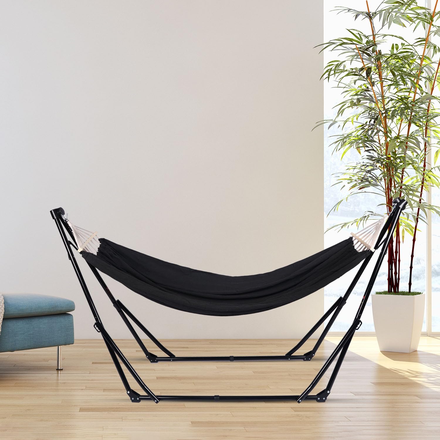 Generic 2 in 1 Hammock Stand supports up to 450 lbs.